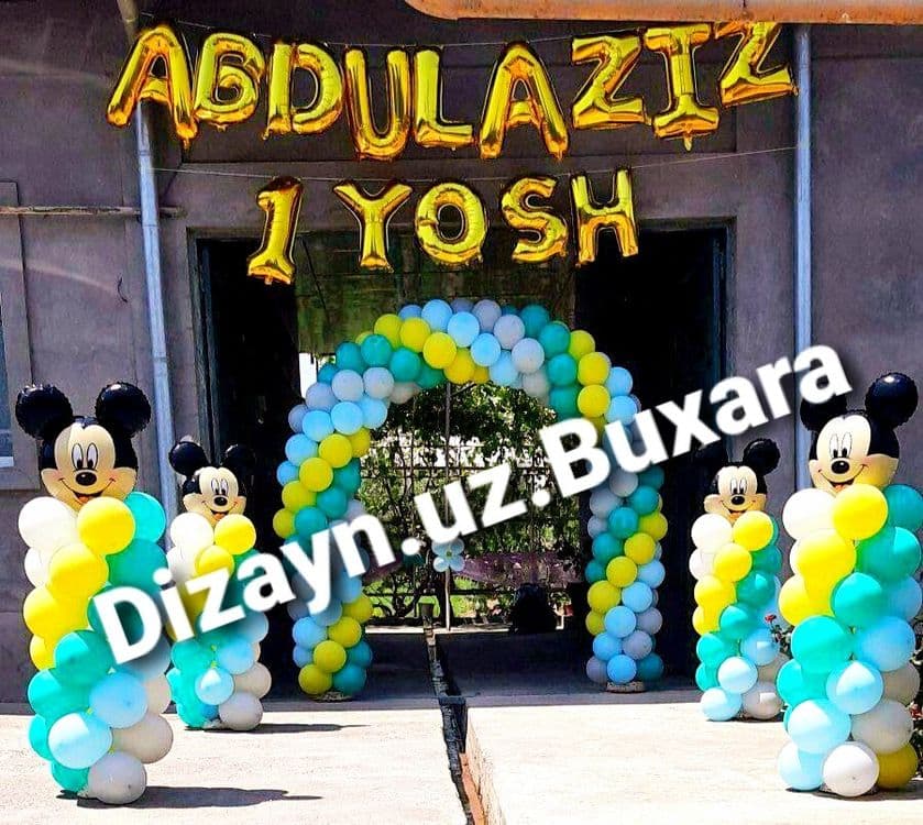 Dizayn.uz.Buxara  Оформление шарами, Мишки , Фото и видео услуги — 1