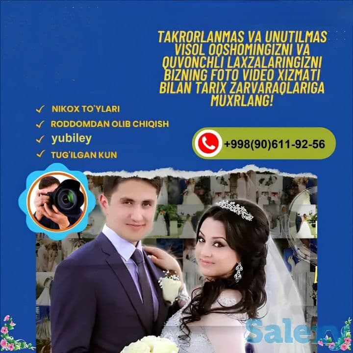Съемка мероприятий/kamerada tasvirga olish, услуги видеографа — 6