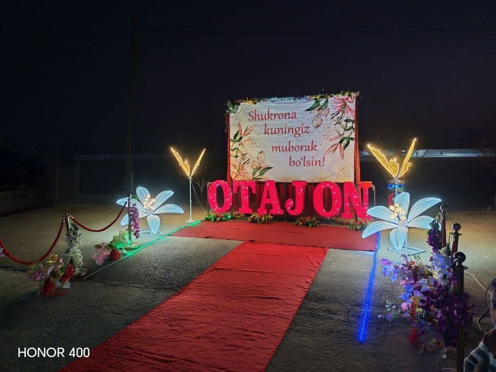 Otajon onajon tue bezak oformleni hizmati — 2