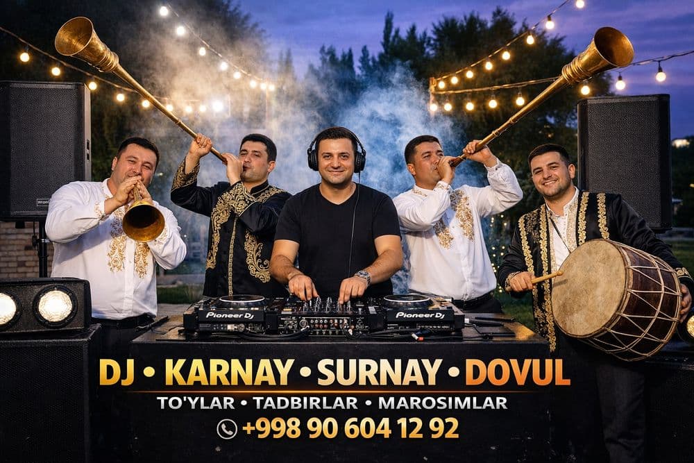 Dj karnay surnay Turistlarni kutib olish xizmati davlat tadbirlari — 3