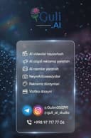 Ai Sun’iy intellekt yordamida  videolar tayyorlab beramiz!
