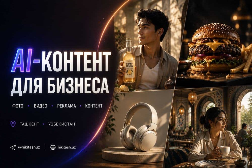 AI Контент / Нейросети / Реклама / ИИ Фото Видео — 1