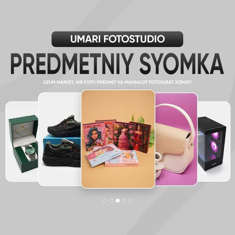 Uzum market, WB, Ozon foto Predmet va Mahsulot Fotosurat Xizmati. — 1