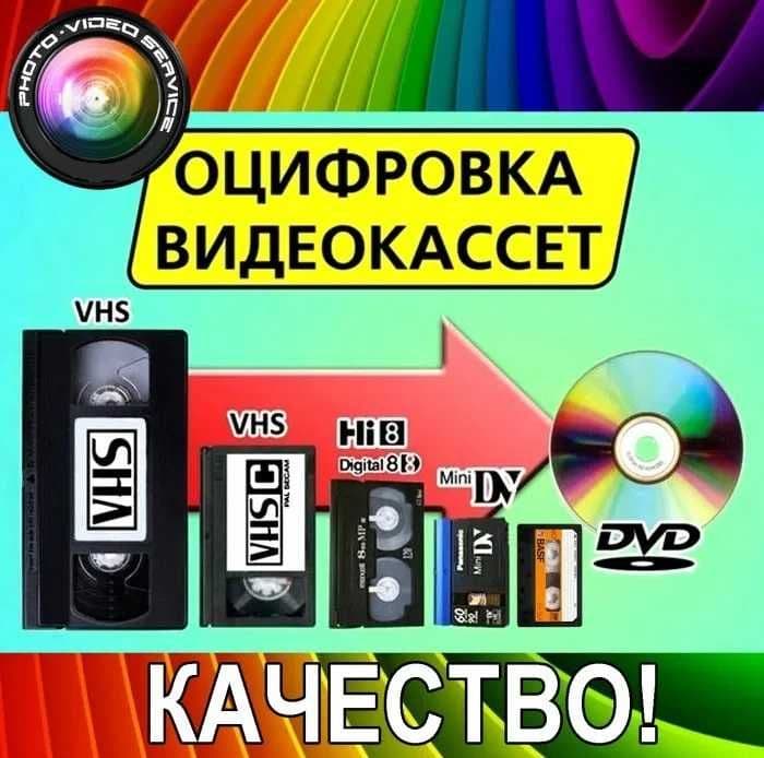 Высококачественная оцифровка видеокассет VHS, VHS-C, Hi8, Мини DV — 1