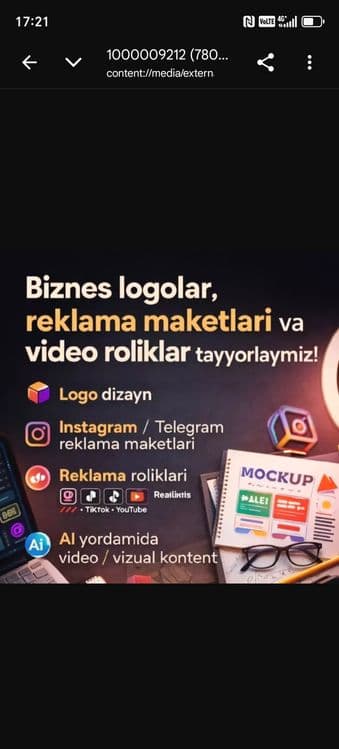 Al video tayyorlab beramiz