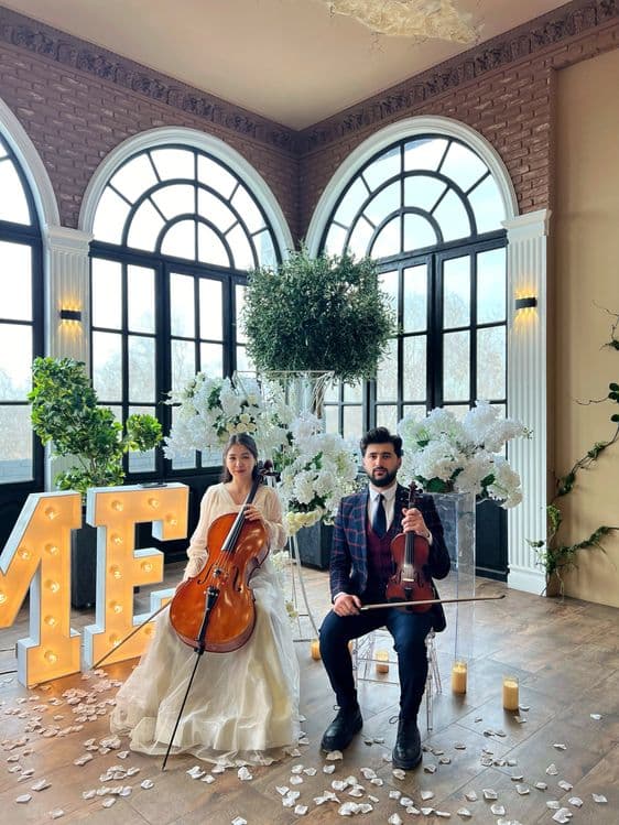 Скрипка на День рождения, Marry me, love story, свадьба, Загс... — 2