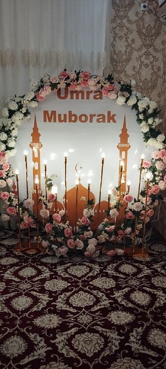 Умра Муборак оформления. Umra muborak oformileniya. Умра Муборак кутиб — 1