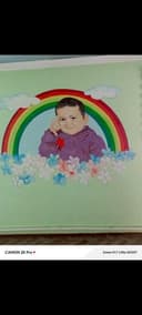 Rassom hizmati bog'cha va shunga o'xshash joylarga rasim chizamiz.