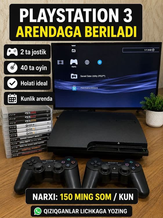 Playstation3 arendga berilad kunlik — 2