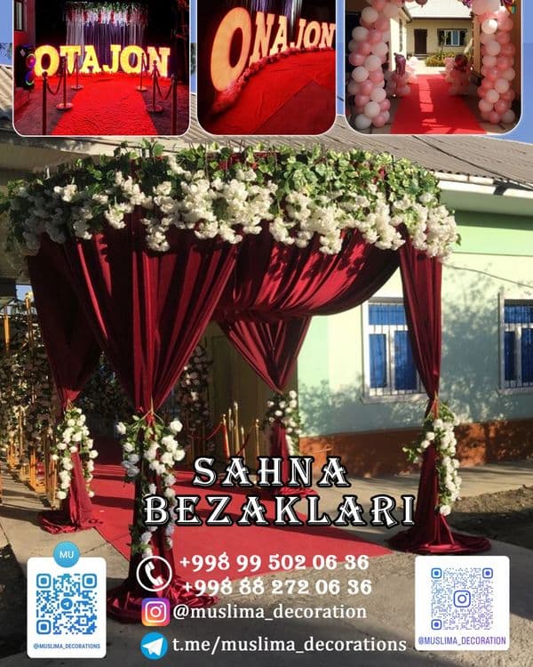 Sahna bezak musluma decor — 3