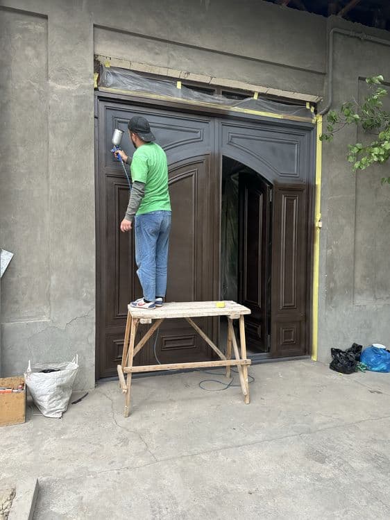 Дарвоза решётка бояш краска . — 1