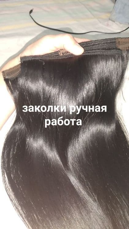 Аккуратно прошиваю волосы для наращивания — 1