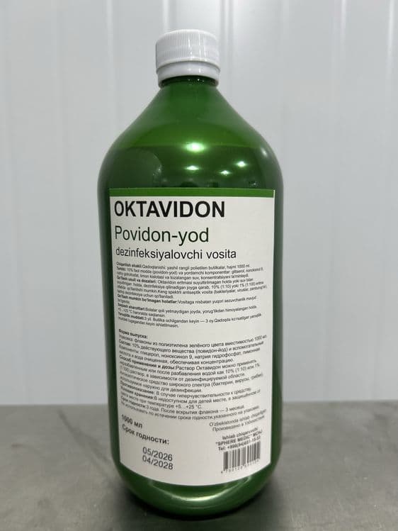 Povidon yod  Oktavidon 10%  eritma  30/100 /1000  ml — 3