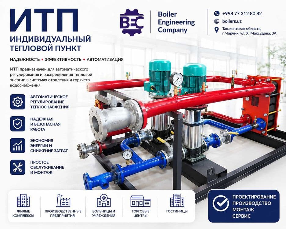 ИТП для котла | Индивидуальный тепловой пункт — 1