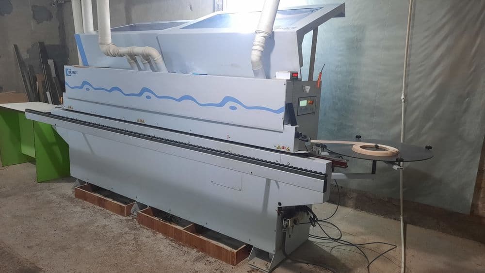 Kromka stanok Homag.+KOMPRESSOR. Pvx OPTIMAT KDF 120 C. — 1