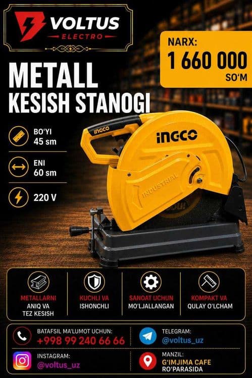 Metall kesish stanogi — 1