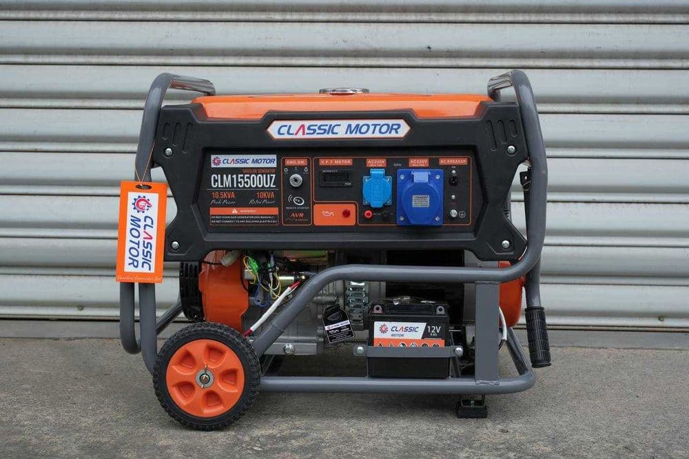 10 kW Generator Benzin — Uy, Do‘kon, Qurilish Uchun генератор OPTOM — 2