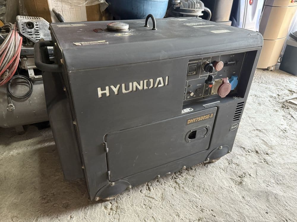 * HYUNDAI dhy7500se-3 оригинальный Корейский движок-генератор 220-380в — 1