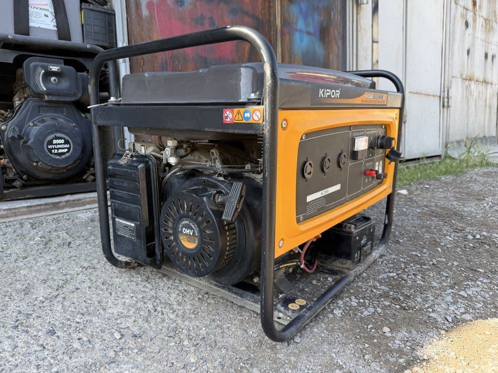 * KIPOR KGE 6500E оригинальный мощный генератор-движок в отличном сост — 4
