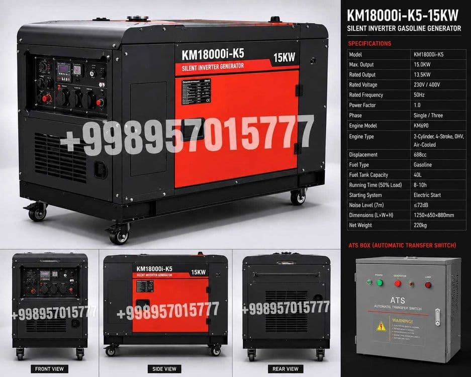 Generator Inverter Ovozsiz original | Движок Инвертер Бесшумный 3.5kWA — 4