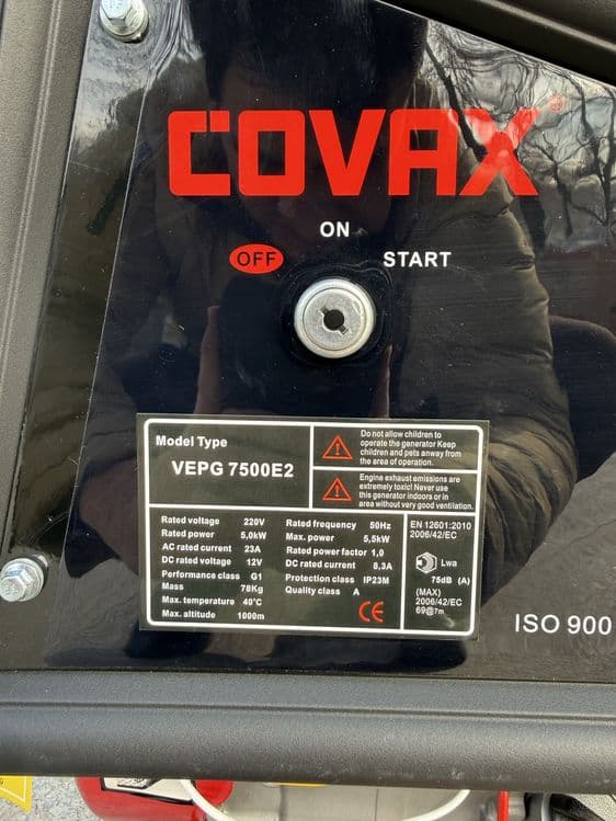 Generator COVAX 5.5KW — 5