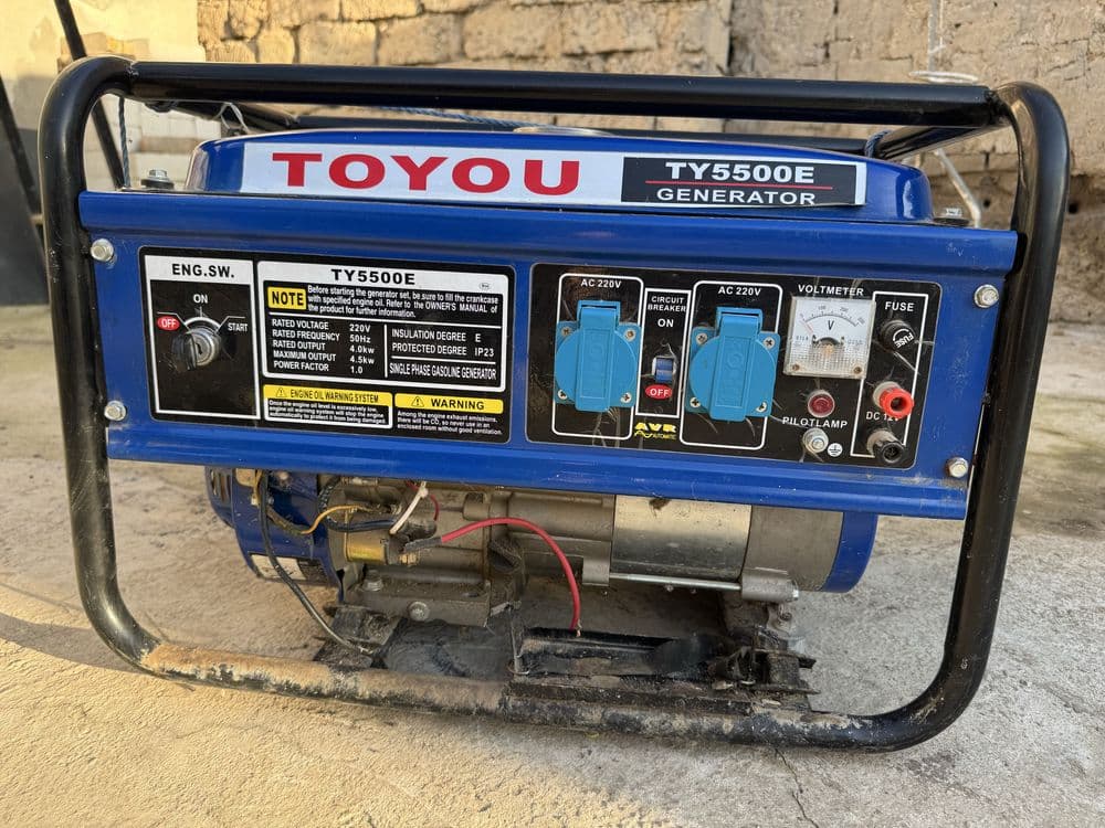 Генератор бензиновый  TOYOU  4,5kw — 1
