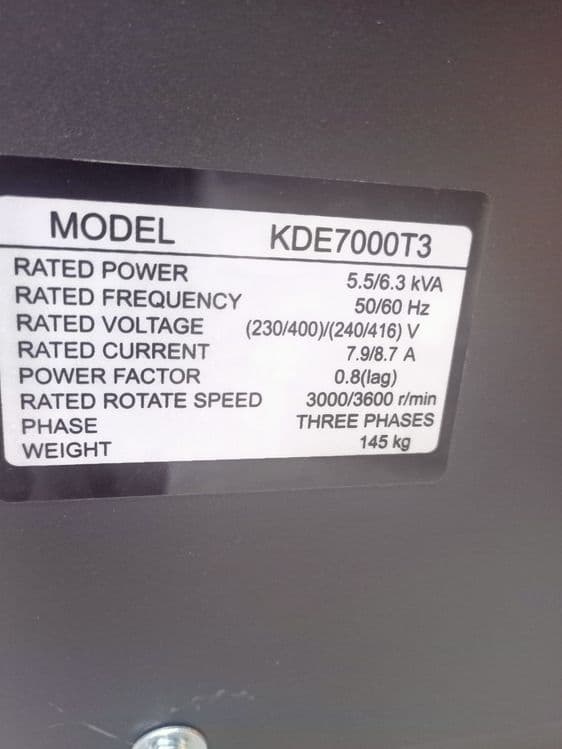Generator COVAX 6 kvt — 3