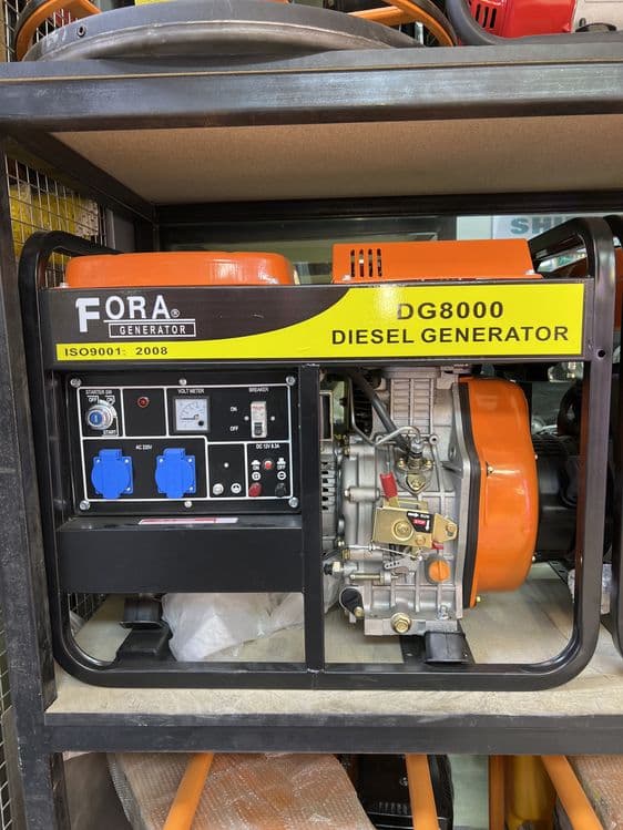 Генератор дизель FORA DG-800 7кВт/220V откритый тип — 2