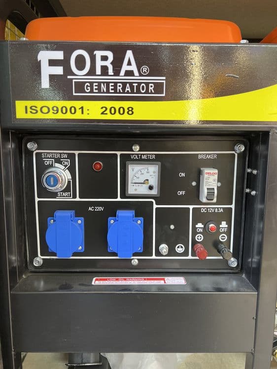 Генератор дизель FORA DG-800 7кВт/220V откритый тип — 3