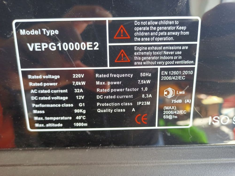 Generator NAVIGATOR 7,5 kv — 5