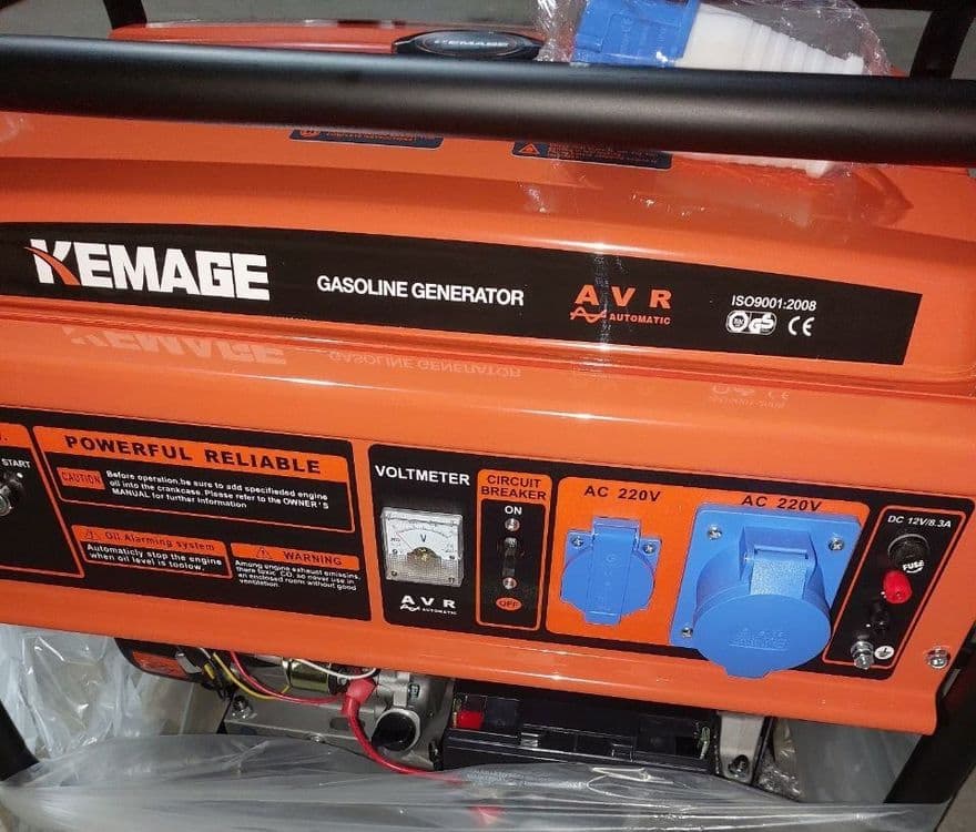 Generator dvijok 3,5 квт Kemage генератор движок 220 вольт — 2