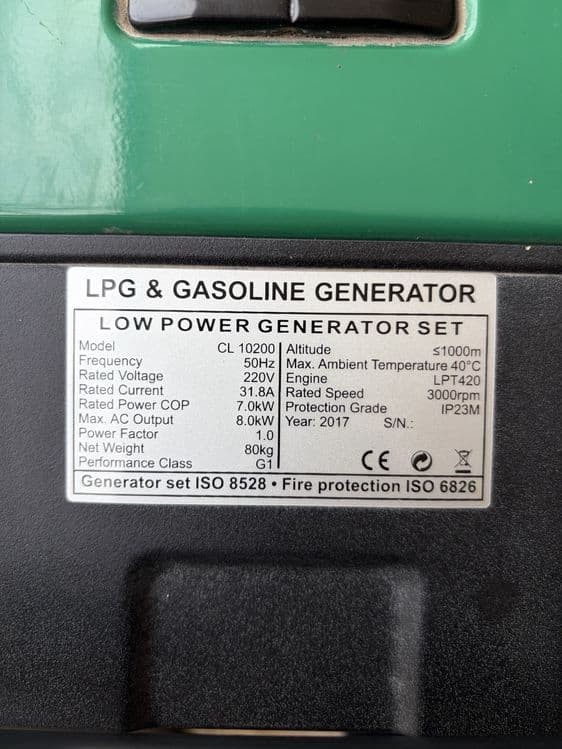 Генератор Classic 7kw gaz benzin — 1