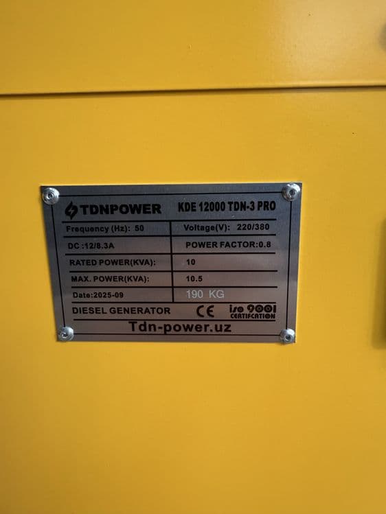 Generator KDE 12000 TDN-3PRO 380V+AVR — 4