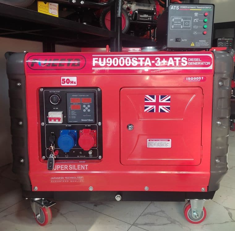 Generator fujeeta 10kwa+AVR 380V — 1