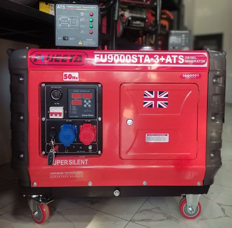 Generator fujeeta 10kwa+AVR 380V — 2