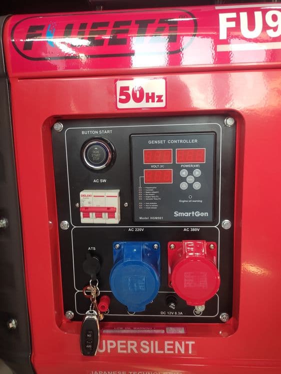 Generator fujeeta 10kwa+AVR 380V — 3