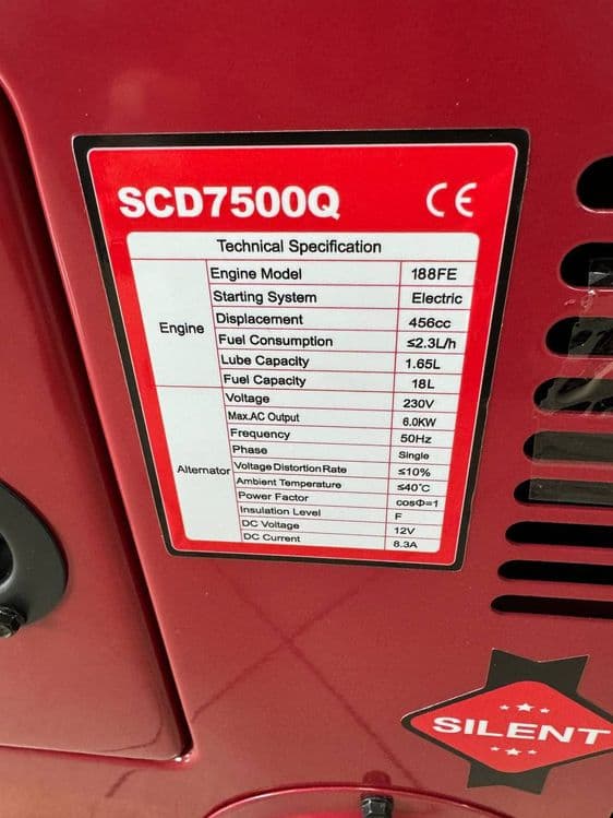 Дизельный генератор 6кВт Senci с АВР — 6