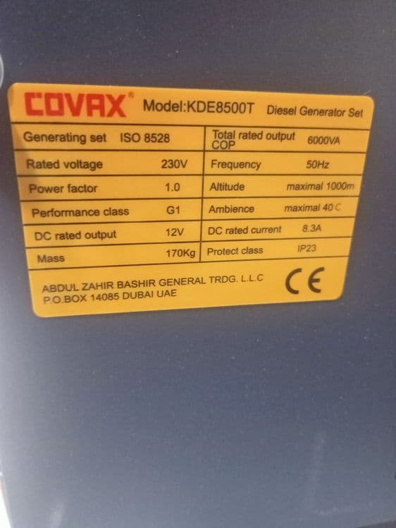 Generator COVAX 6 kvt — 4