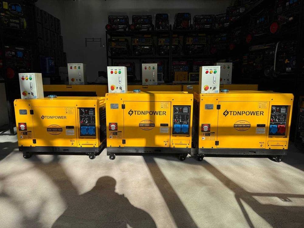 AVR tizimli 10 kVt dizel generator TDN power — 3
