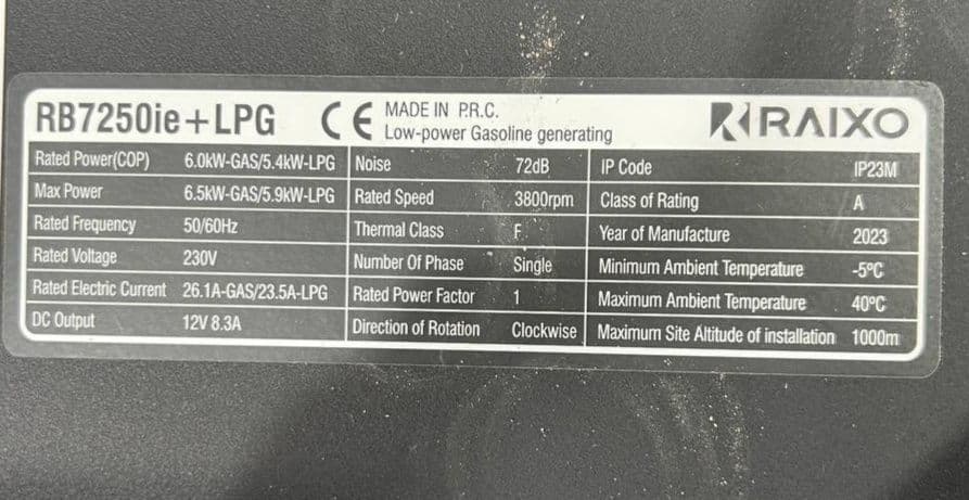 Invertorni generator RAIXO — 6