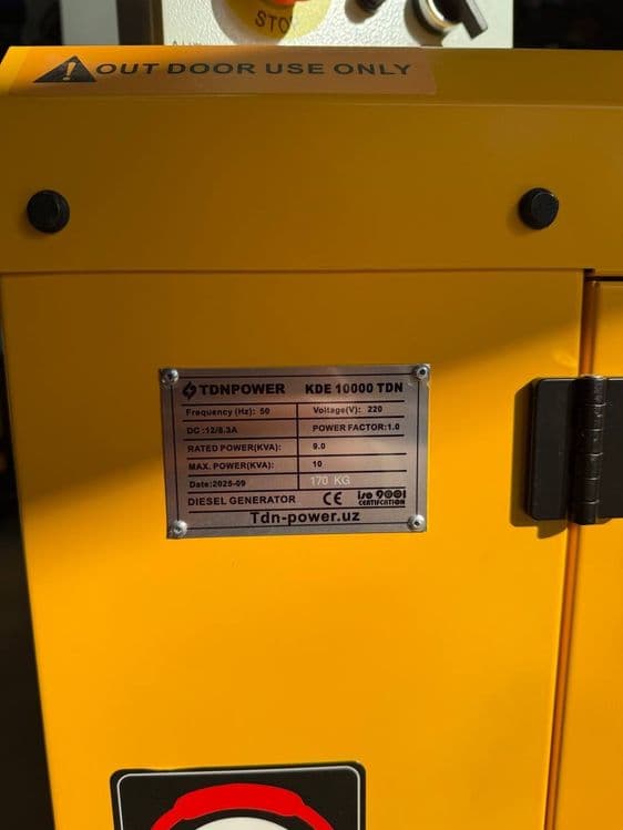 Dizelni generator TDN 10 kva — 2