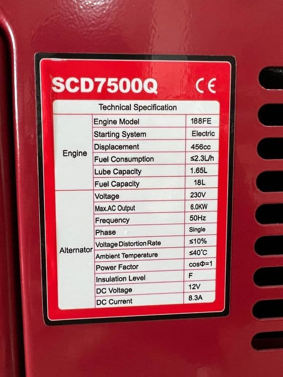 Dizelniy generator SENCI CAMEO divijok, 6 KWT Дизельный генератор движ — 2