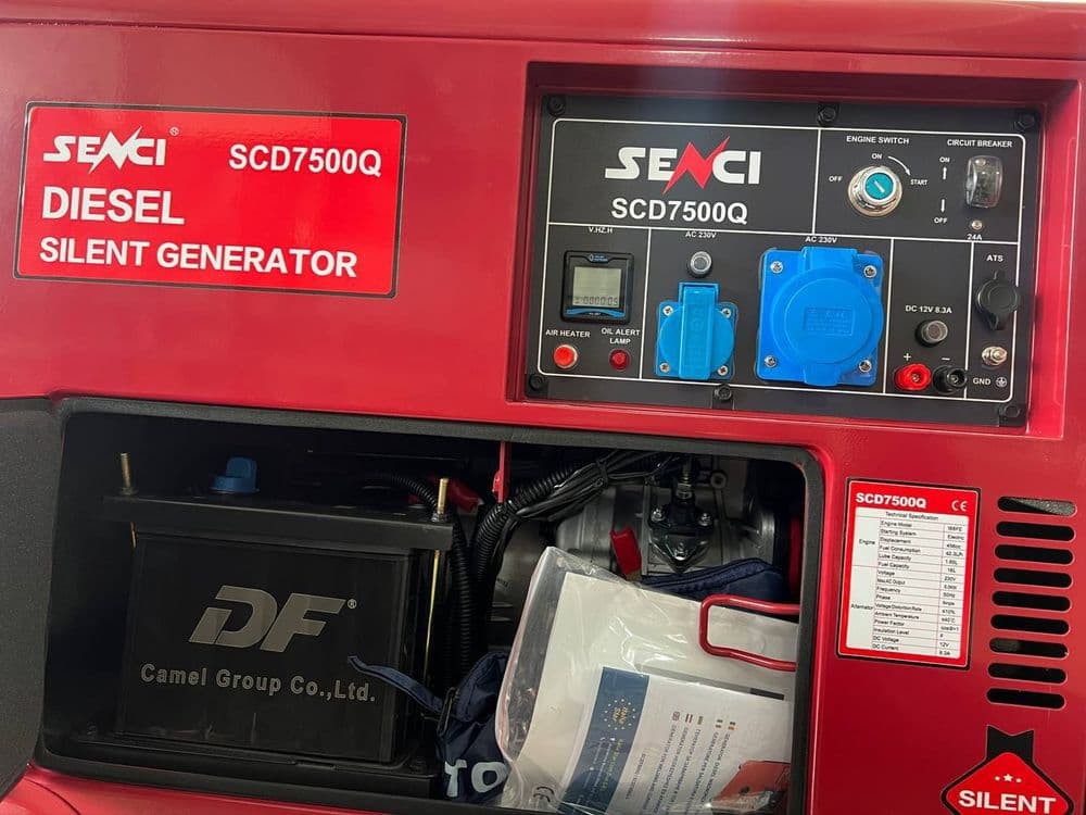 Dizelniy generator SENCI CAMEO divijok, 6 KWT Дизельный генератор движ — 5