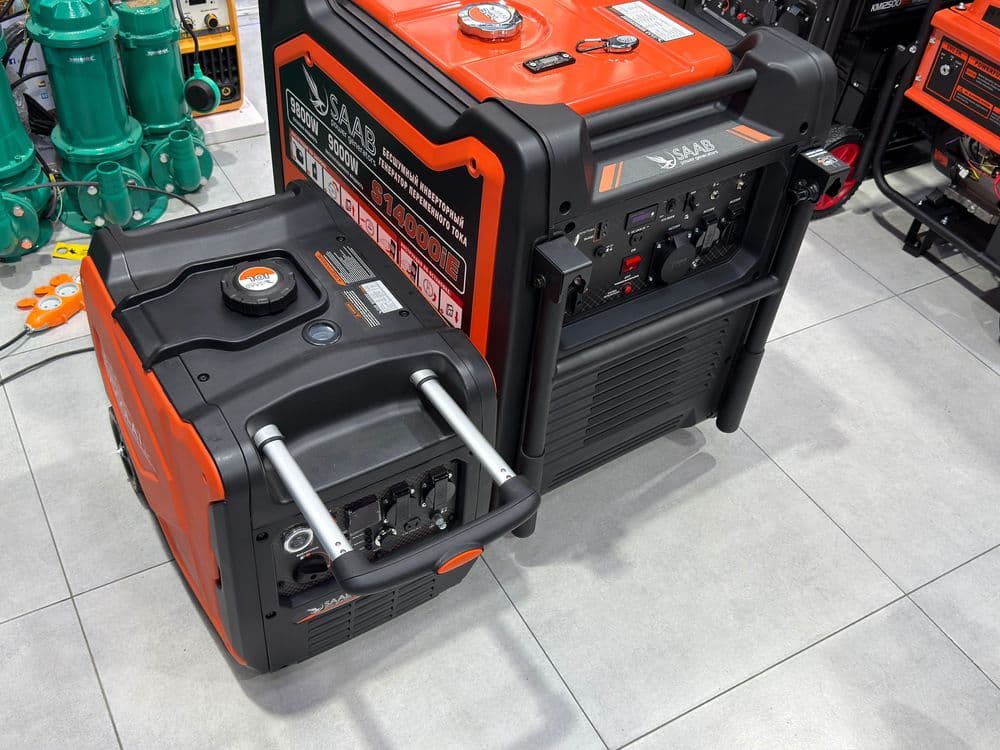 Бесшумный генератор + ATS BOX KM14000 ин (9 кВт) AVRli generator — 3