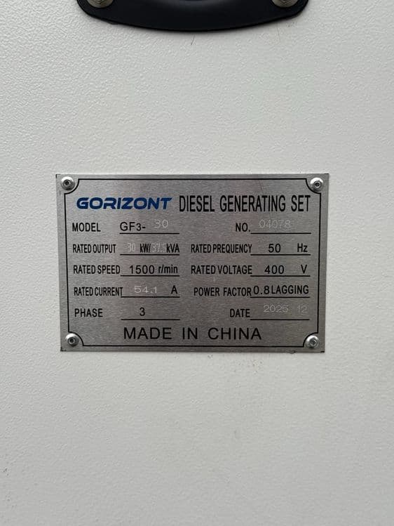 Generator 37KWA 30KW GORIZONT — 6