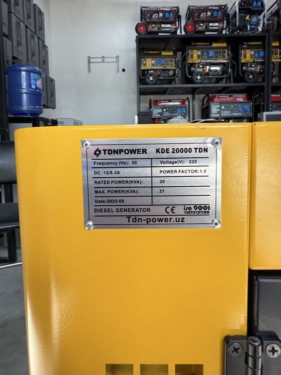 Generator KDE 20000 TDN 220V+AVR — 4