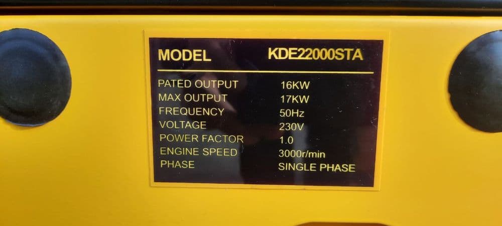 Generator ARN POVER 17kw +AVR — 5