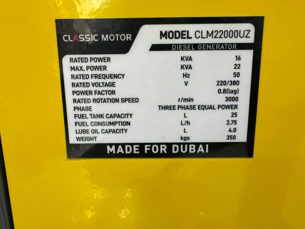 Generator Classic 22 kva — 2