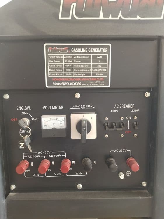 Generator Dvijok генератор движок RWD-18000ES 10KW — 3