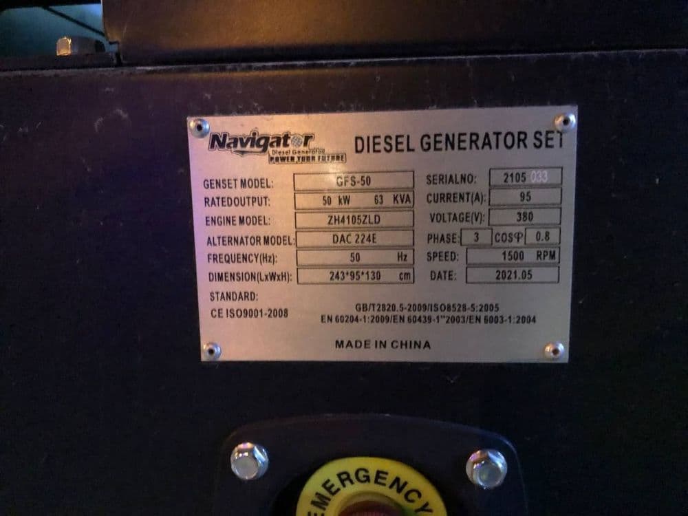 Generator 50kv Navigator — 2